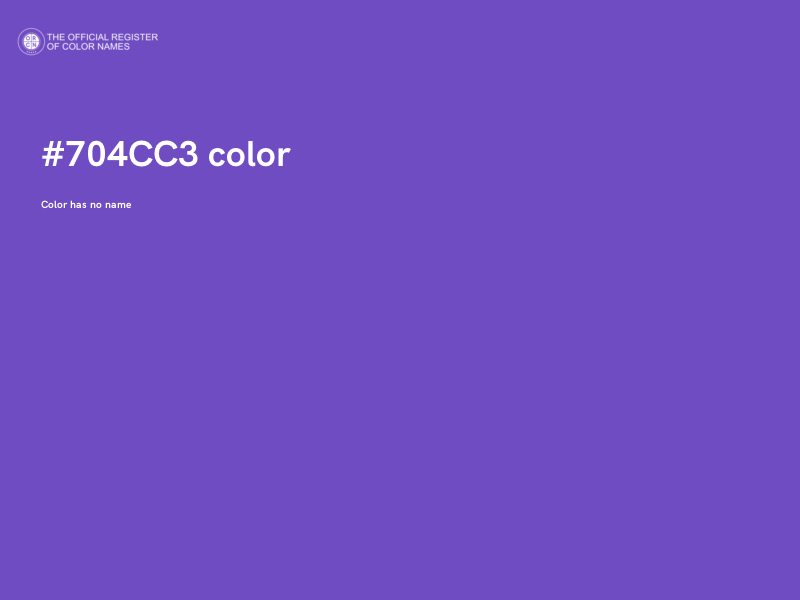 #704CC3 color image