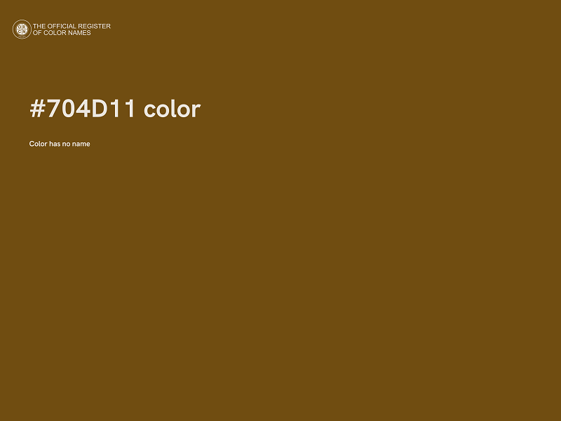 #704D11 color image