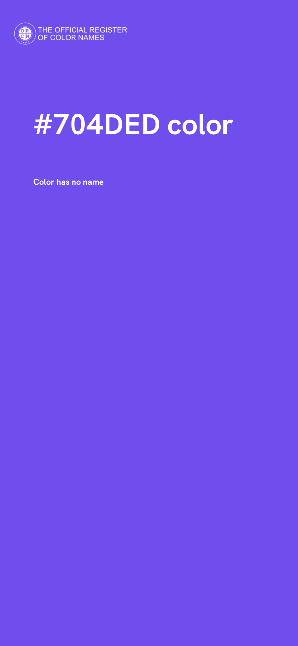#704DED color image