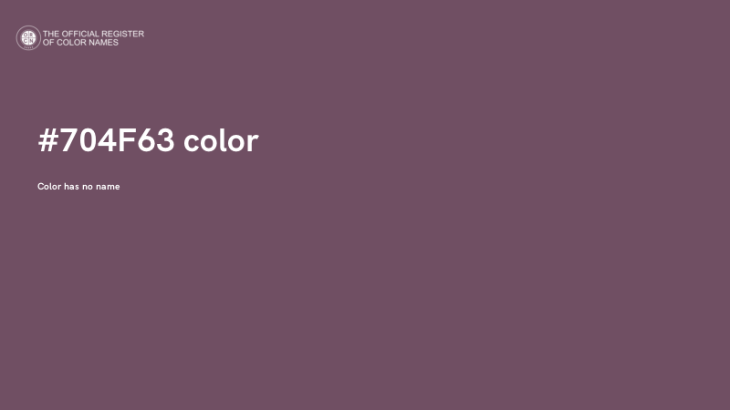 #704F63 color image