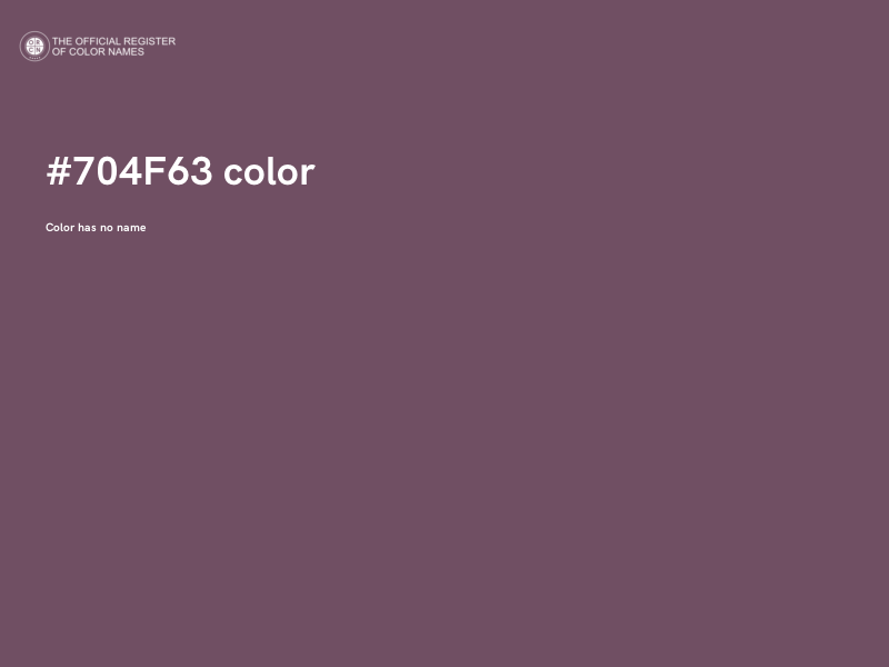 #704F63 color image
