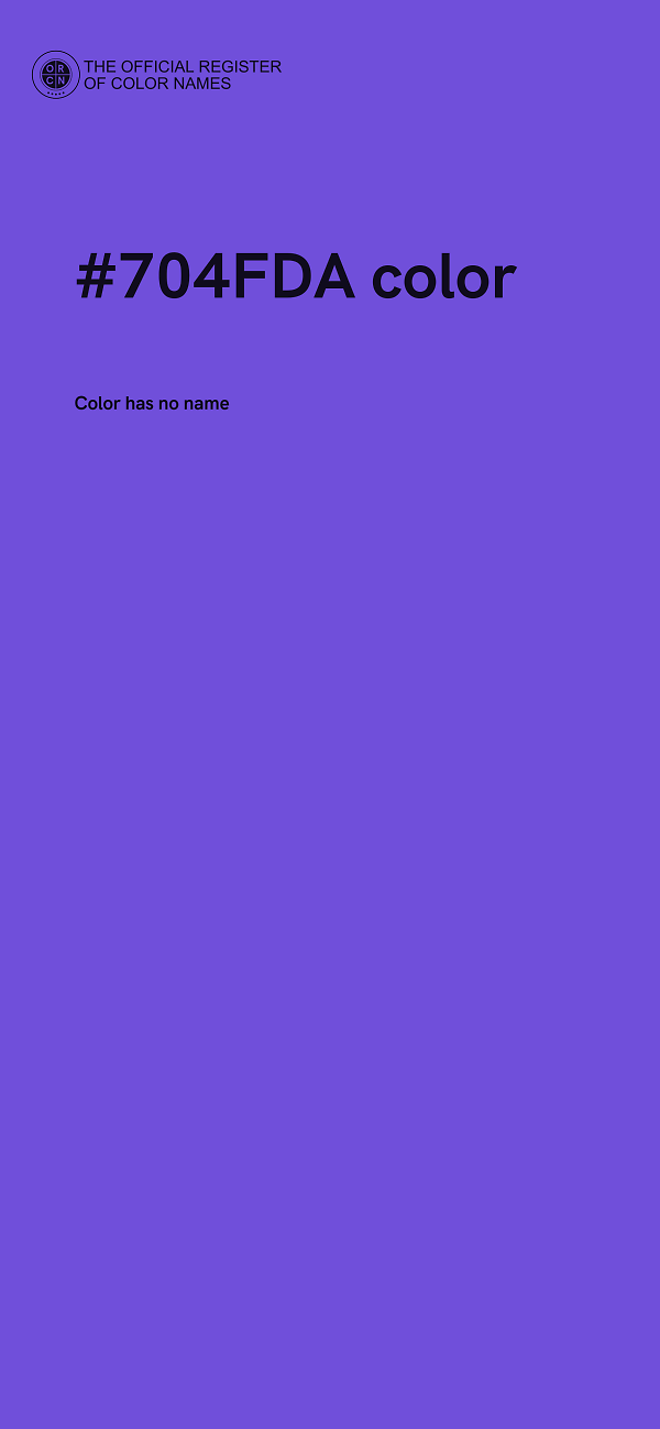 #704FDA color image