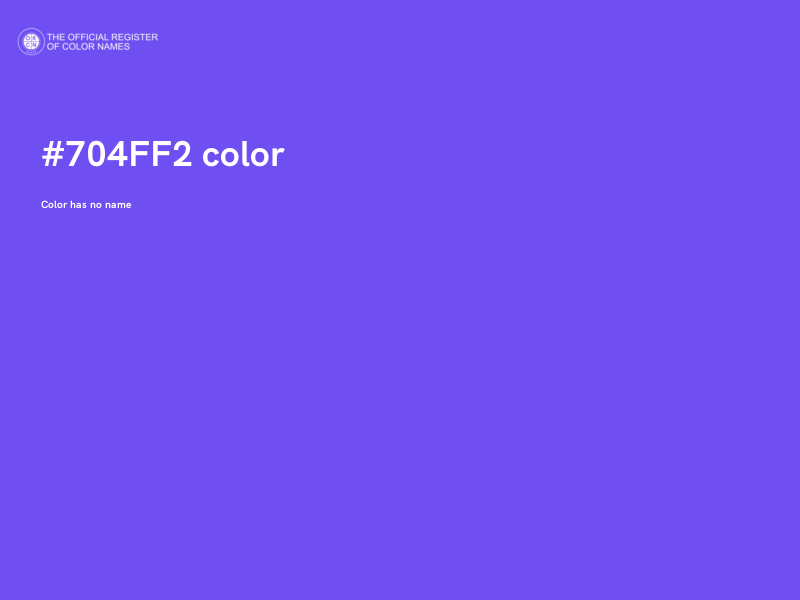 #704FF2 color image
