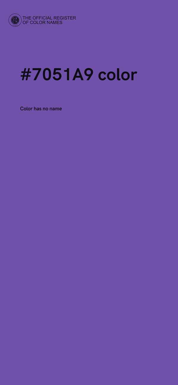 #7051A9 color image