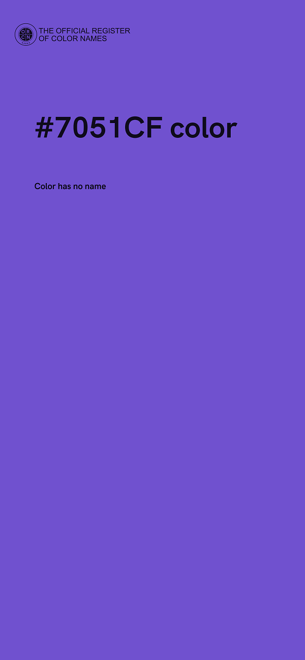 #7051CF color image