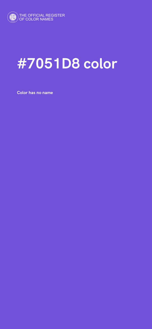 #7051D8 color image