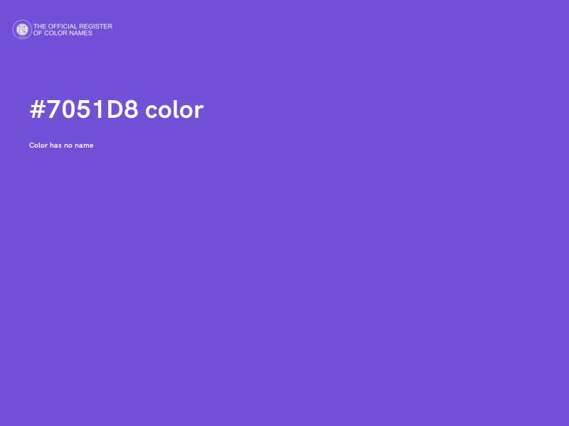 #7051D8 color image