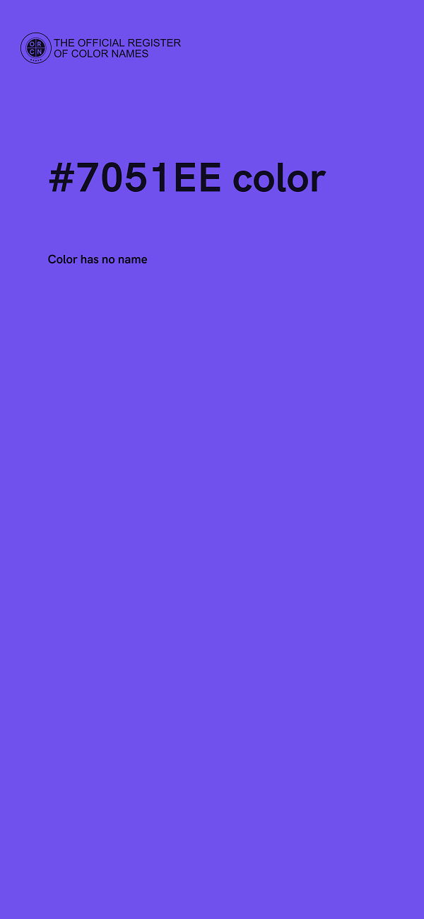 #7051EE color image