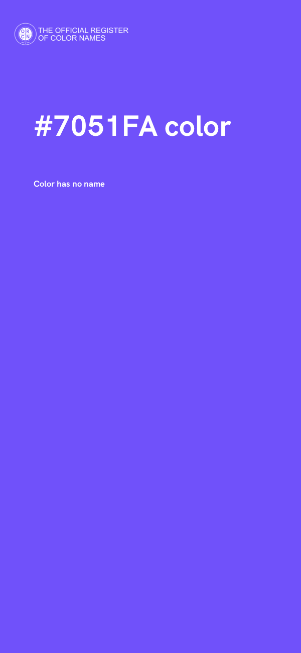 #7051FA color image