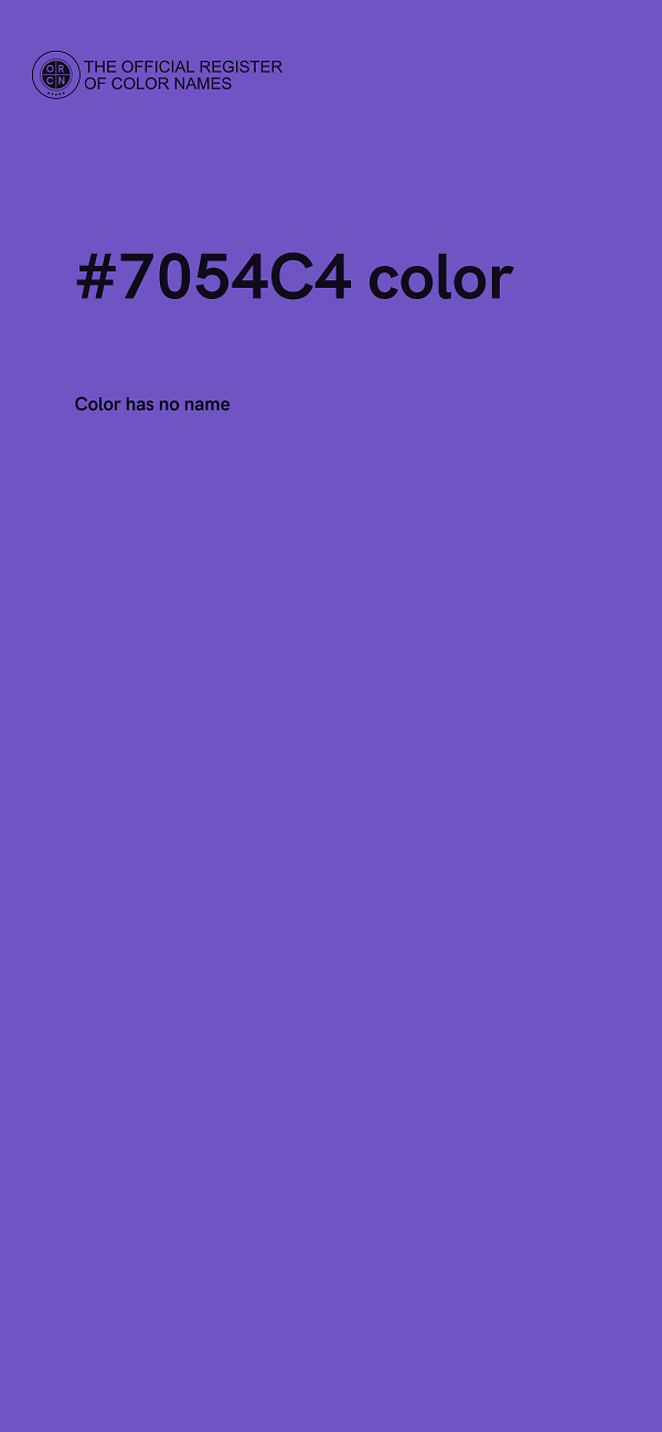 #7054C4 color image