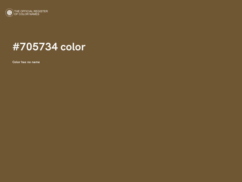 #705734 color image