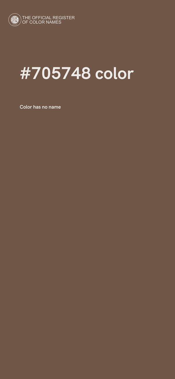 #705748 color image