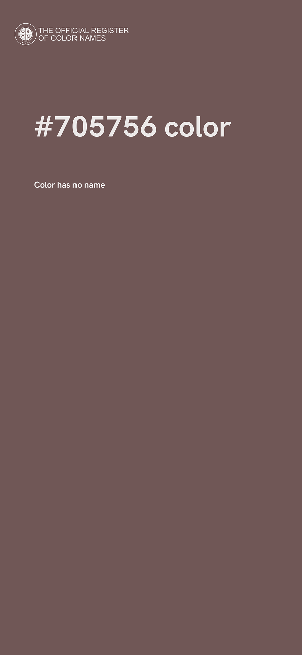 #705756 color image