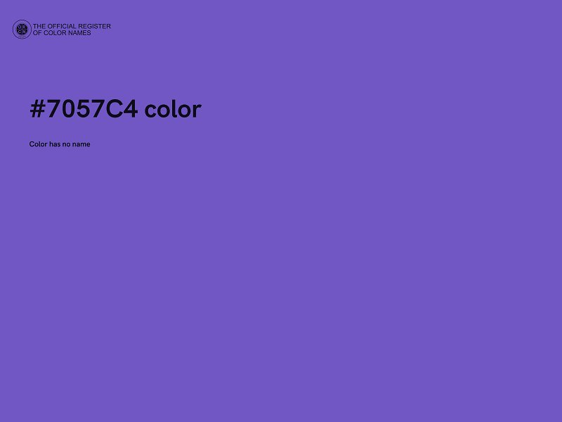 #7057C4 color image
