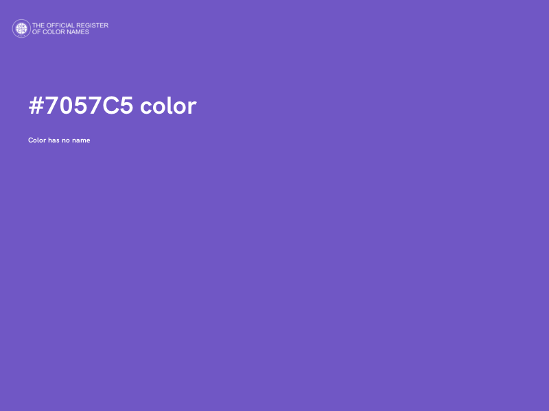 #7057C5 color image