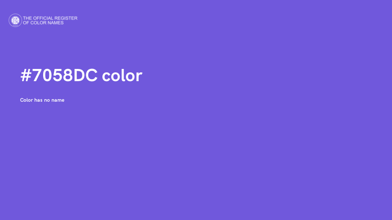 #7058DC color image