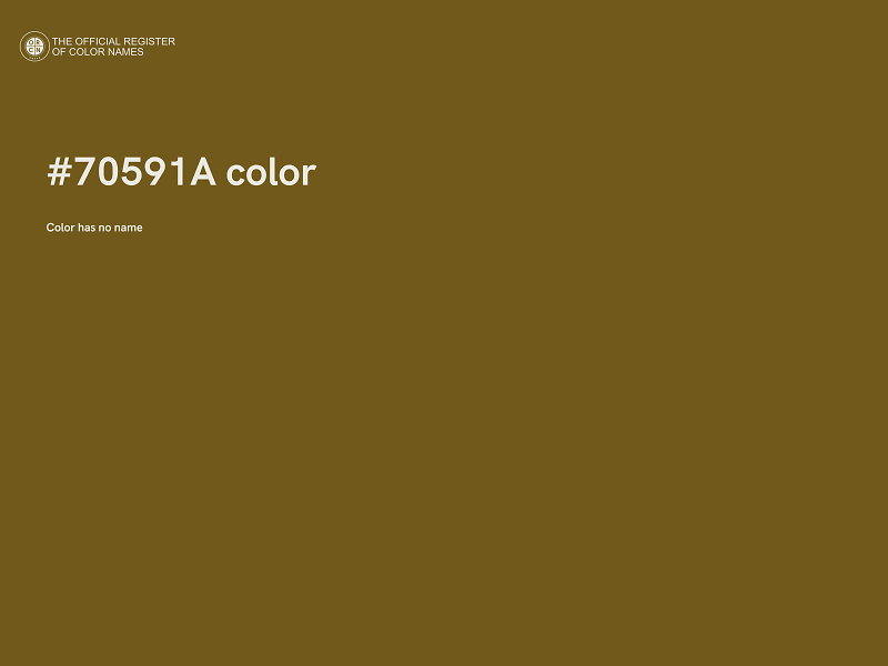 #70591A color image