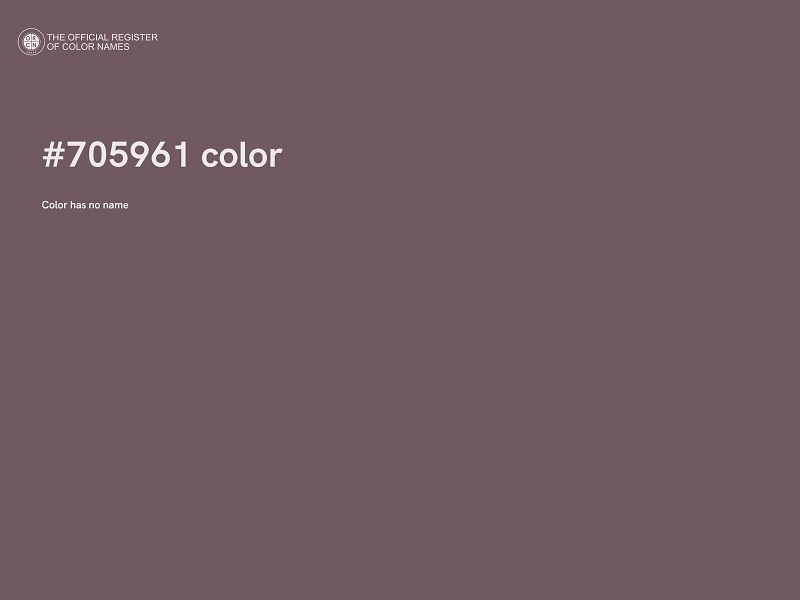 #705961 color image