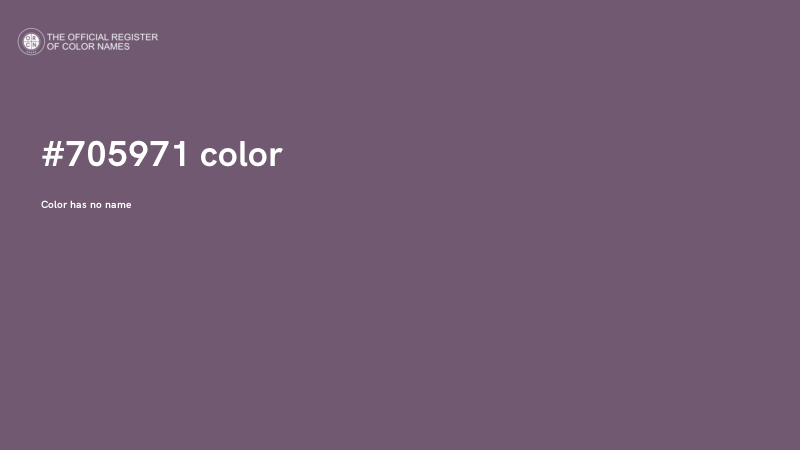 #705971 color image