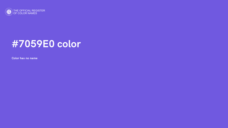 #7059E0 color image