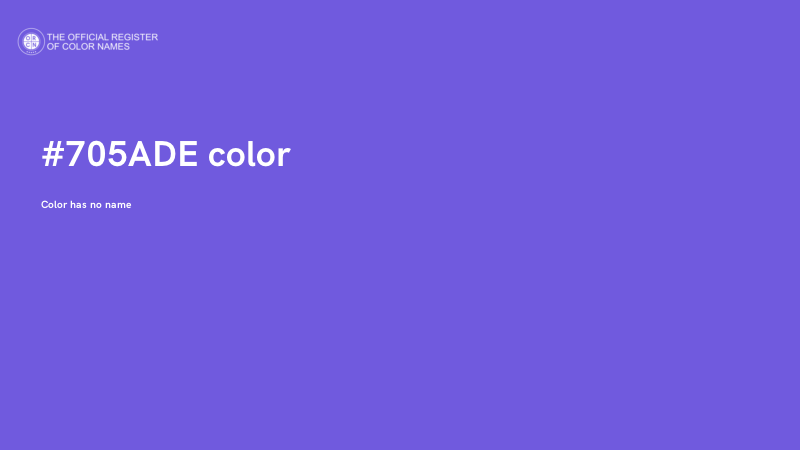 #705ADE color image