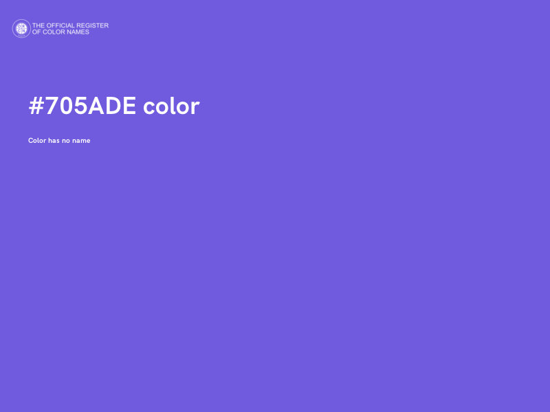 #705ADE color image