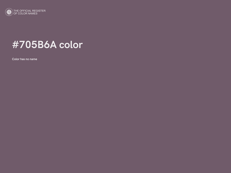 #705B6A color image