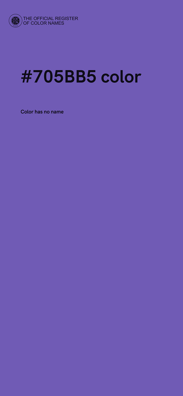 #705BB5 color image