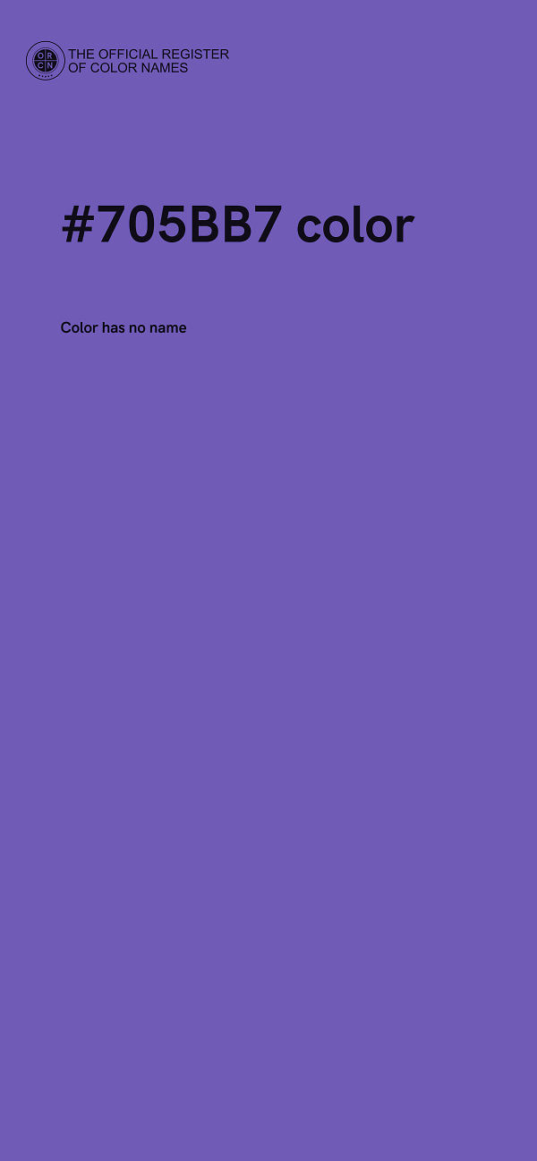 #705BB7 color image