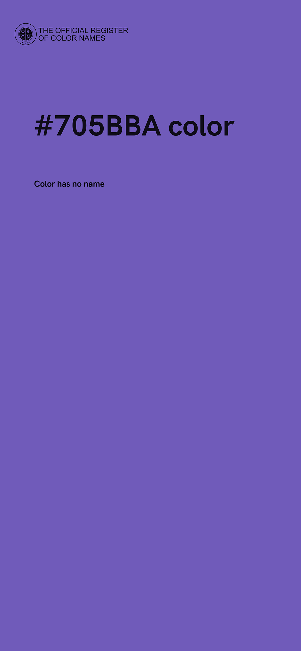 #705BBA color image