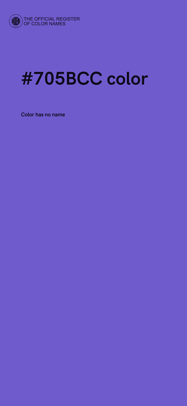 #705BCC color image
