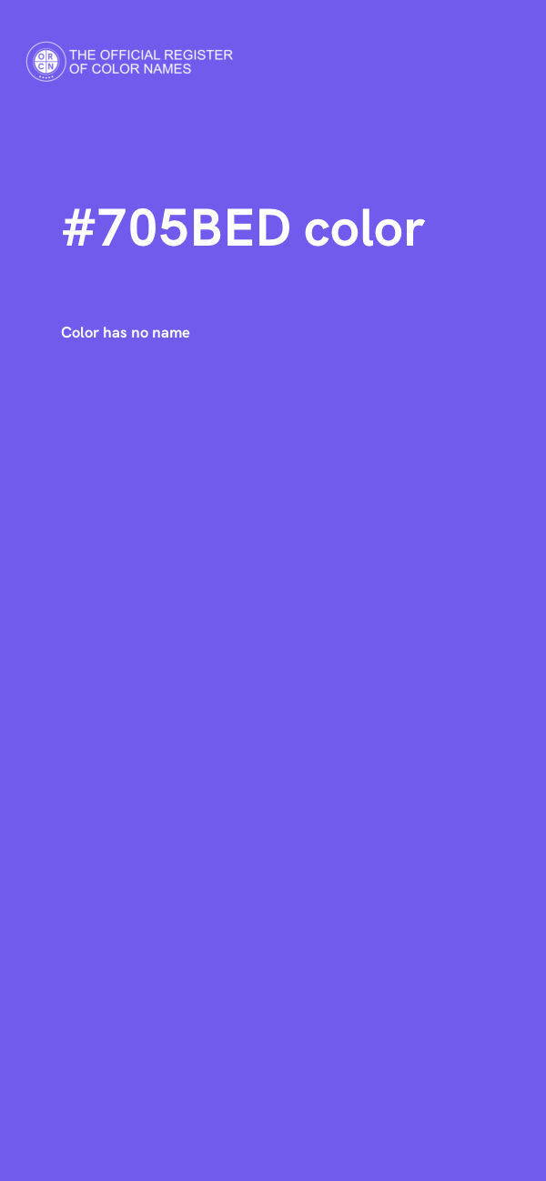 #705BED color image