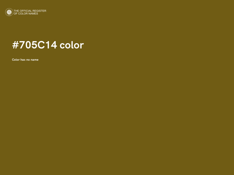 #705C14 color image