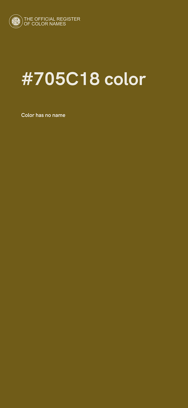 #705C18 color image