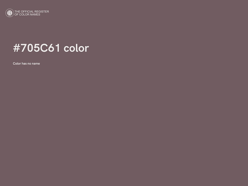 #705C61 color image