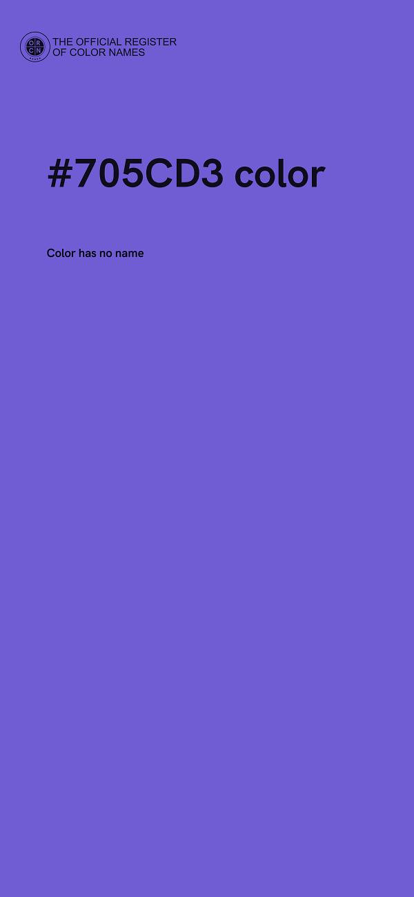 #705CD3 color image