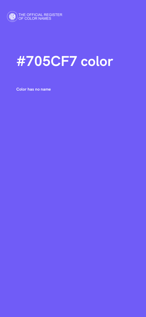 #705CF7 color image