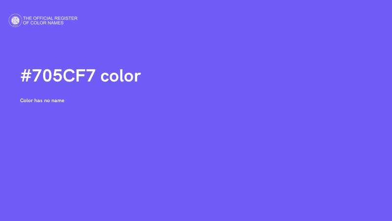 #705CF7 color image