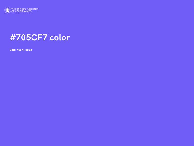 #705CF7 color image