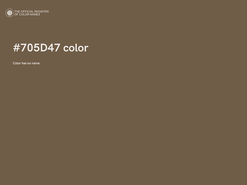 #705D47 color image