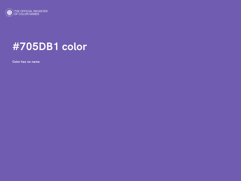 #705DB1 color image
