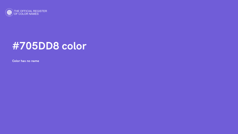 #705DD8 color image