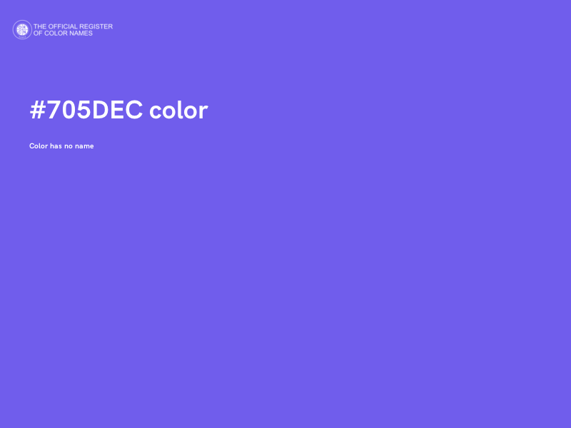#705DEC color image