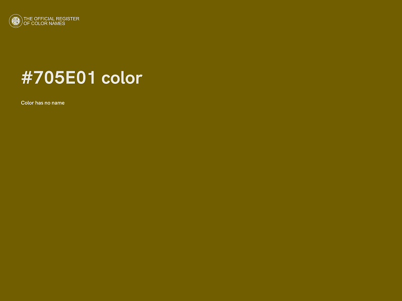#705E01 color image