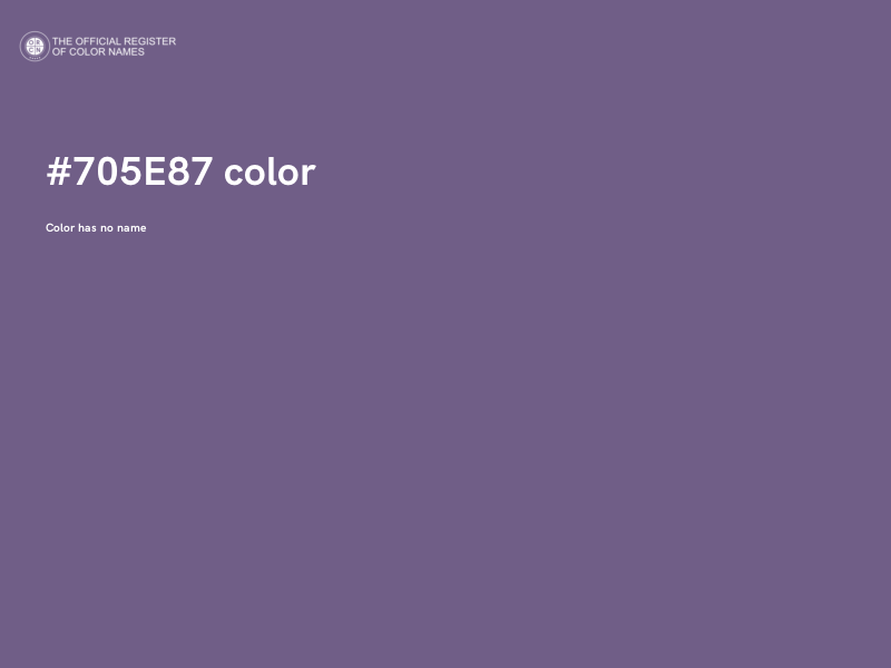 #705E87 color image
