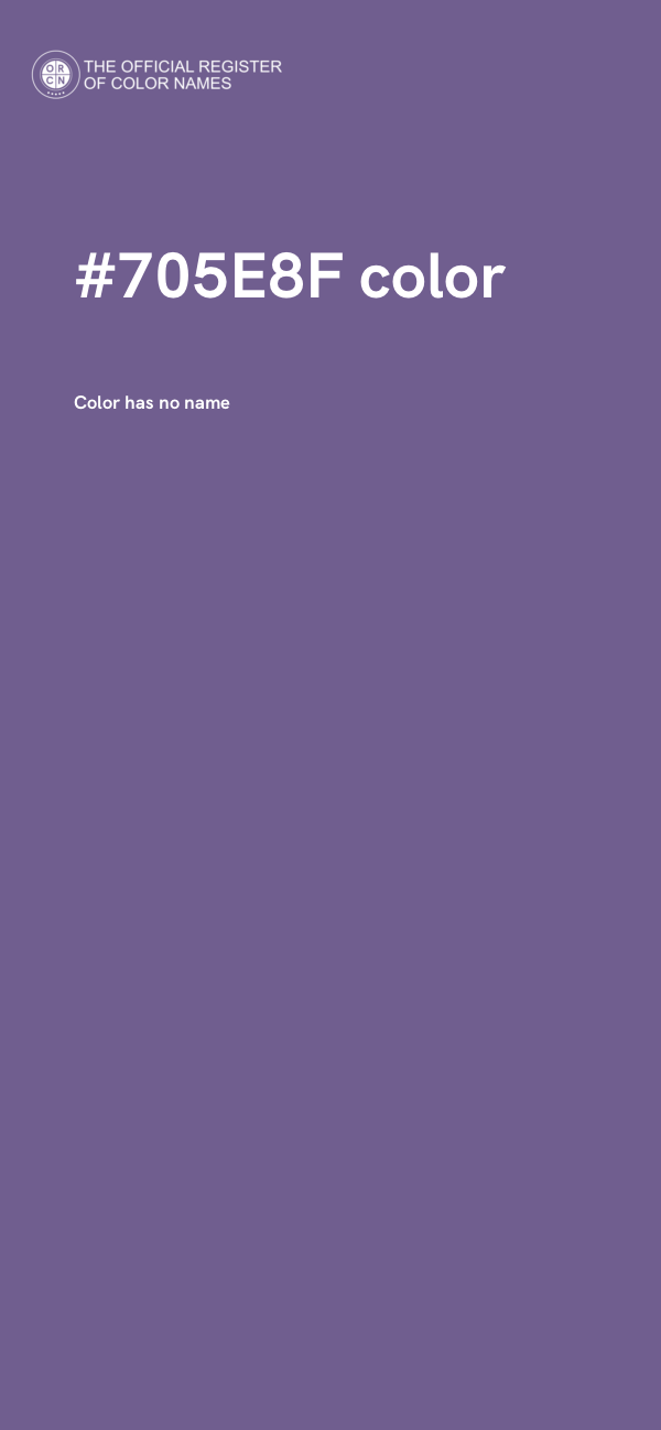 #705E8F color image