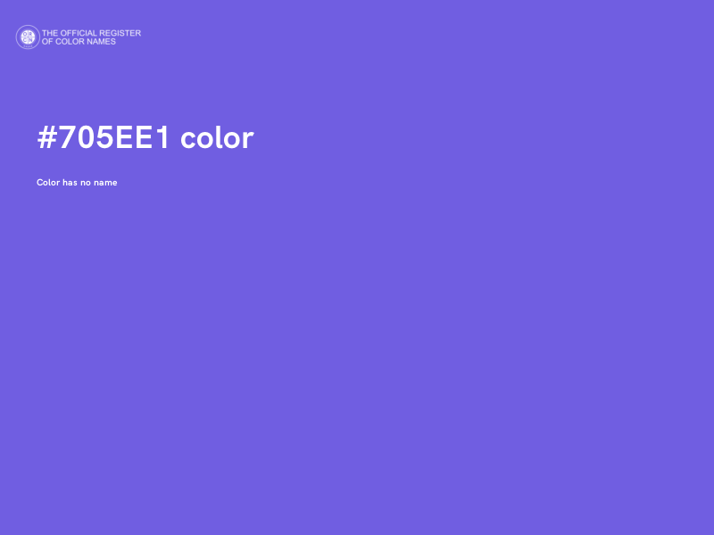 #705EE1 color image