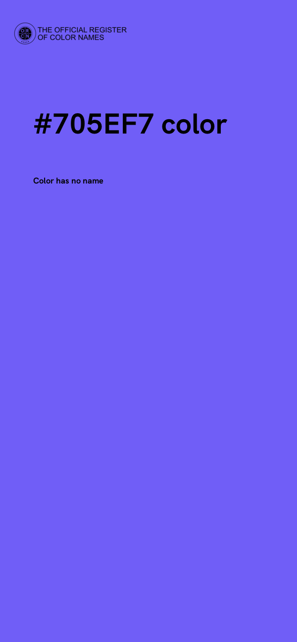 #705EF7 color image