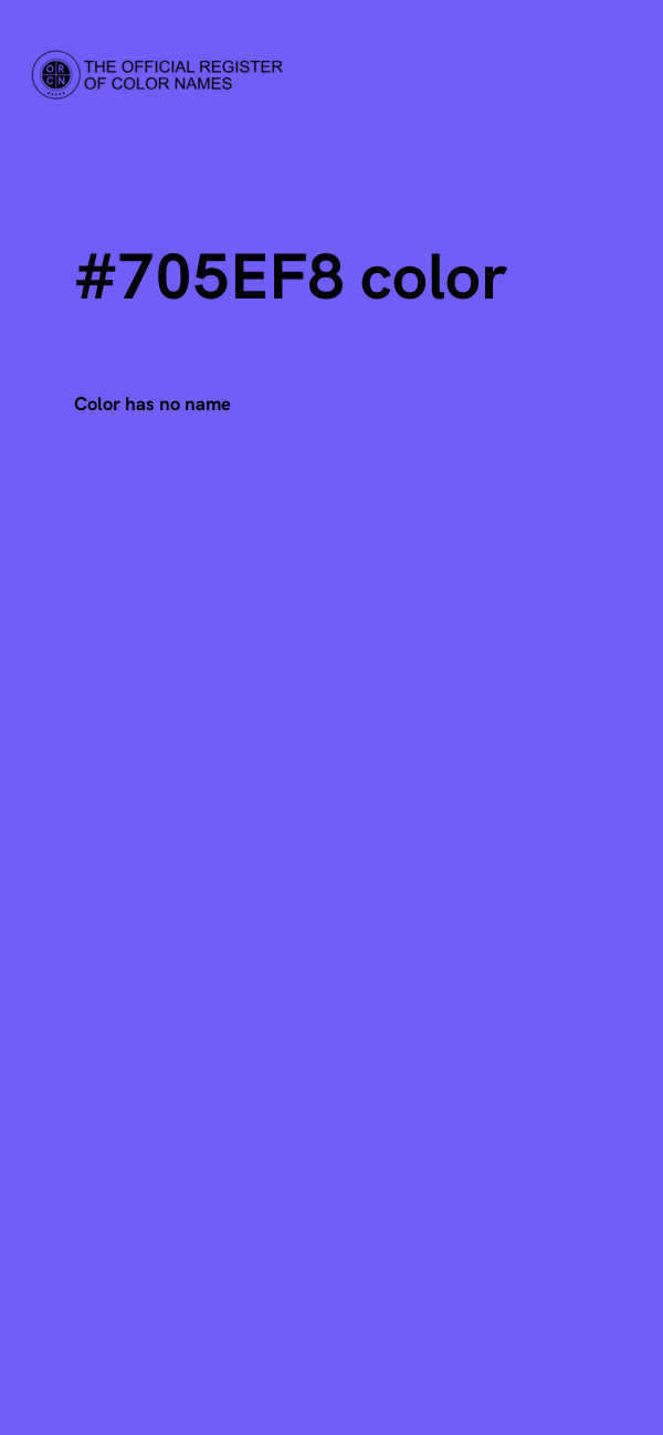 #705EF8 color image