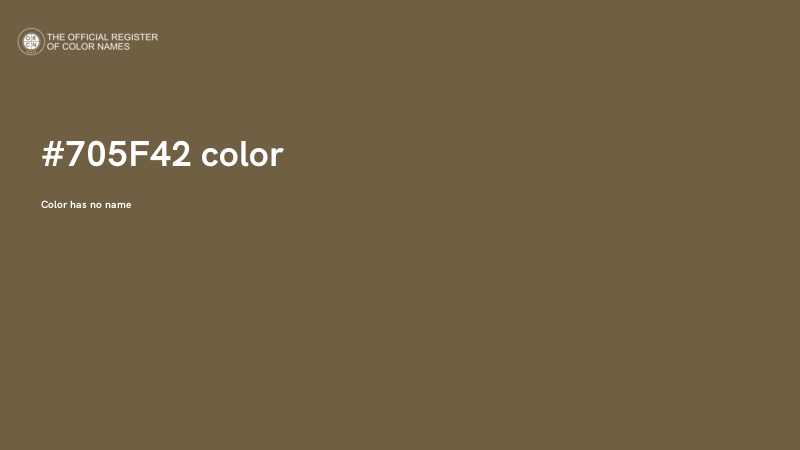 #705F42 color image
